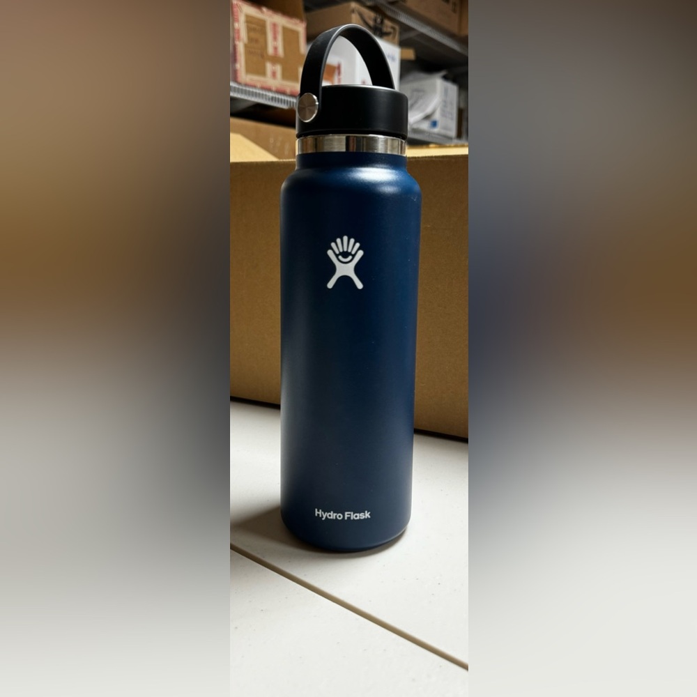 Blue HydroFlask 40 oz Water Bottle